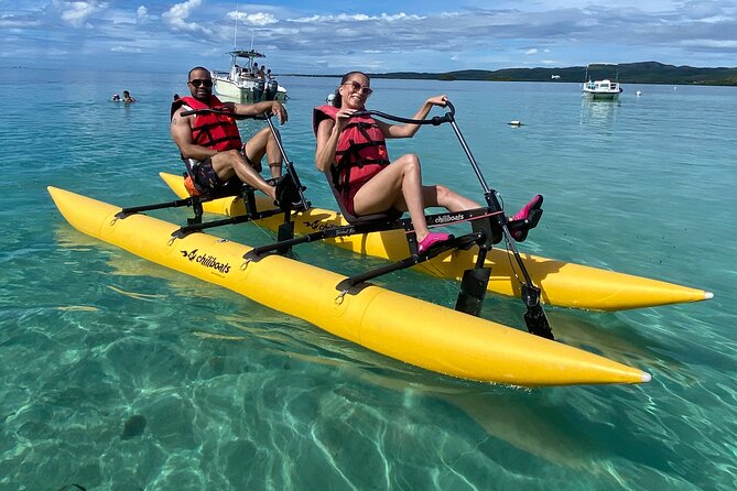 Adventure Chiliboats Waterbike in La Parguera - Where La Parguera starts, Punta Papayo and the Chiliboats setup