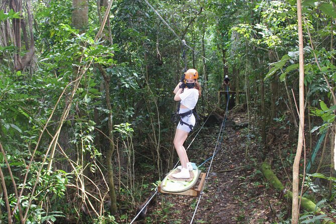 Adventure Trail Tour in the foothills of the National Rainforest - The Small Zipline Finish: A Cleaner Way to End Strong