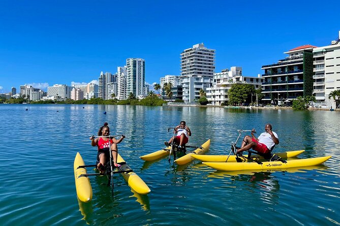 Adventure Water Bike in Condado Lagoon, San Juan - How easy is it? safety, instruction, and rider comfort