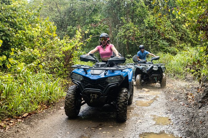 ATV Single Rider Adventure Near San Juan - Hacienda Campo Rico - The safety briefing and the single-rider ATV setup