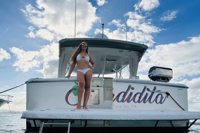 Boat trip in palomino /icacos /fajardo Puerto Rico - Food and Drinks: Snacks, Fruit, Lunch, and Optional Alcohol