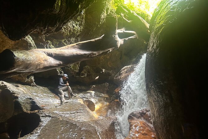Charco Azul, Hidden Caves, Waterfalls, Beach, Free Adult Drinks - Difficulty level: moderate fitness, wet footing, and the “steep part”
