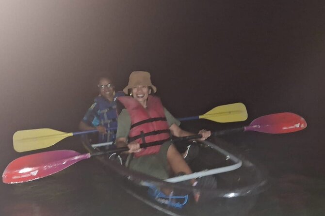 CLEAR BOTTOM KAYAKS Tour in Bioluminescent, Mosquito Bay - Guides and Instruction: Smooth for Beginners, Mixed for Some Nights