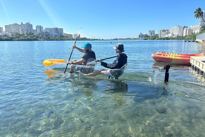 Clear LED Kayaking in Condado Lagoon - Your Timing: 5pm Start, Then the Sunset Paddle Around 6pm