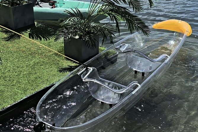 Clear LED Kayaking in Condado Lagoon - Meeting at 1022 Ashford Ave, Getting Set With a Locker