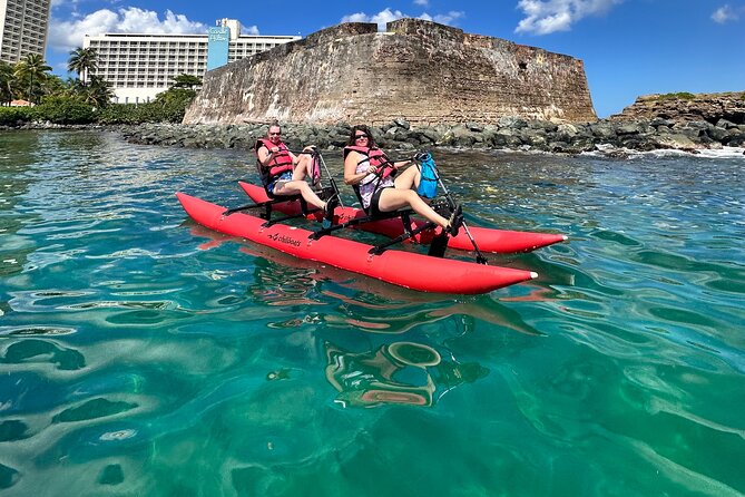 Day Adventure Chiliboats Waterbike – Condado Lagoon - What you’re really doing on this Condado Lagoon water bike