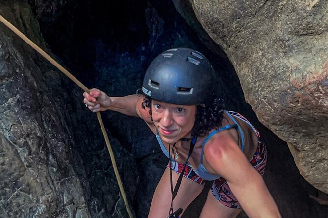 El Yunque Rainforest Tour Half Day Earlybird/ Small Groups - The 20-foot natural water slide and rope swing test