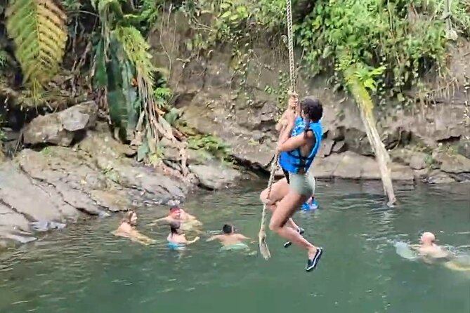 El Yunque Rainforest - Waterslide, Cliff jump, and Rope swing! - A Half-Day of El Yunque With Real Outdoor Fun