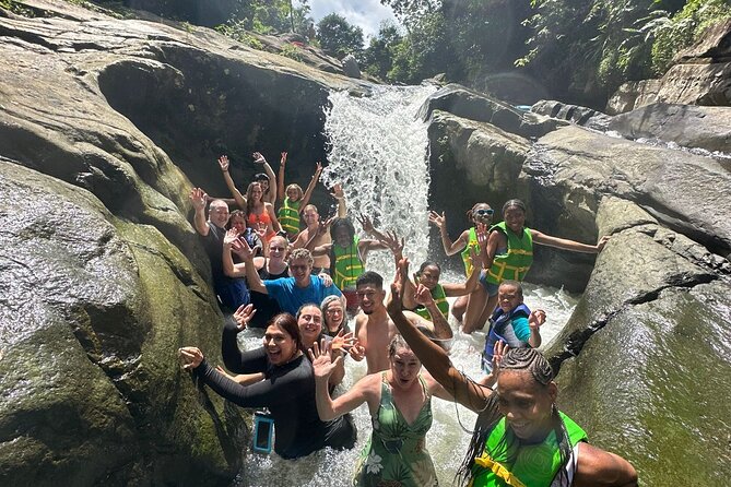 El Yunque Rainforest Waterslides and Luquillo Beach w/ Transport - How this day trip works: San Juan, El Yunque, then Luquillo