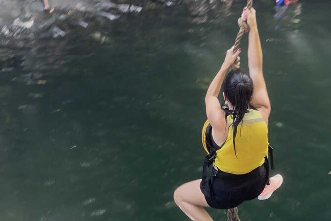 El Yunque Waterslides, Jumps, swing! small business owner:) - The Intermediate Rainforest Hike, Mud and All