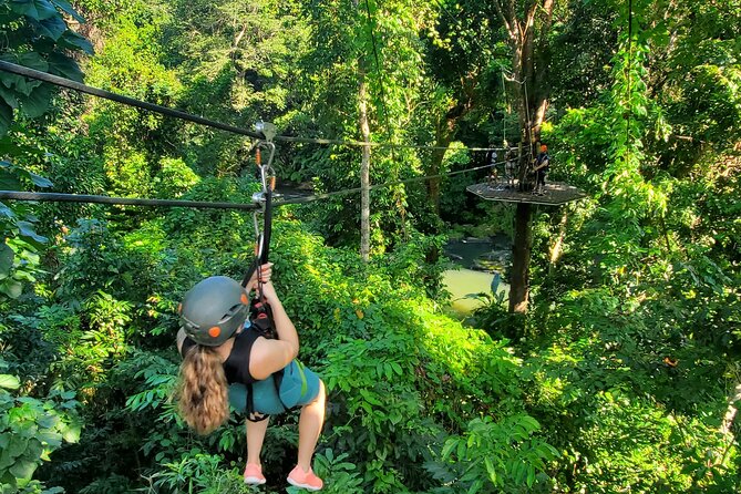 El Yunque Ziplining with River and Beach Visit - A Rainforest Zipline Day That Actually Includes Down Time