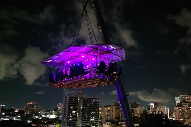 FlyDining: 4 Courses Dinner with City Lights & Ocean Breeze - What’s Included: Dinner, Soda/Pop, and Guided Care