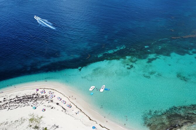 Half-Day Private Boat Experience – Appetizers & Drinks Included - The reef stops: Icacos, Palomino, or Piñero Islands