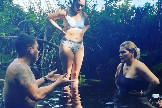 Hidden Fresh Spring of Water+ Cave+ Beach & Food Full Day Tour - Manantial de Guayaney: the spring swim starts with a short forest walk