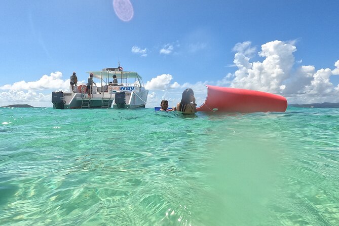 Icacos Double Dip Power Catamaran Snorkel & Beach Tour - Snorkeling in La Cordillera Reef Nature Reserve, Guided and Structured
