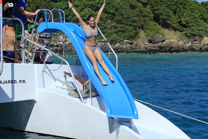 Icacos Island Catamaran Day Sail from Fajardo - The Second Reef Stop: Expect Fun, Not Perfect Conditions