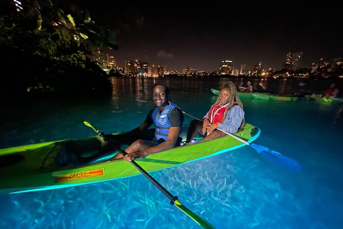 Night Kayak - Condado City Lights Tour - Glow Paint and LED Lights: Fun, Photos, and Getting Seen