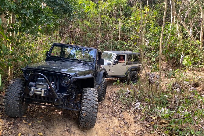 Off-Road Jeep Adventure from Carolina - Trail Highlights: Waterfalls, Beaches, and River Crossings