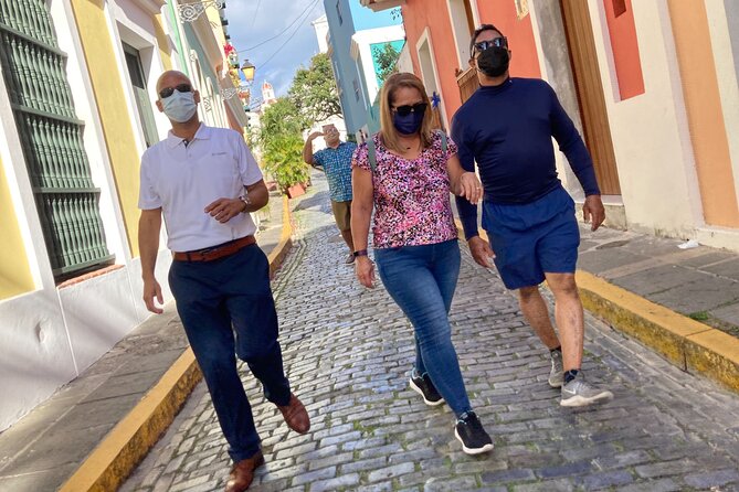 Old San Juan Immersive Walk: History and Culture - Calle del Cristo and the San Juan Cathedral exterior