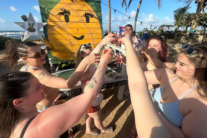 Pinones Bar Hopping Beach Food Tour & Caguas River Hidden Gem - From the 3 pm pickup to Puerto Rico’s east-coast views