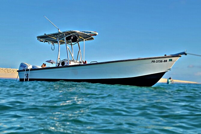 Private All-Inclusive 22ft Boat Guided Snorkeling Icacos Palomino - Snacks, Drinks, Paddleboard, and the Small Comfort Wins
