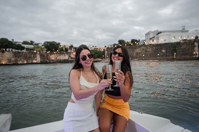 Private Old San Juan Bay Boat Sunset-Night Cruise - Castillo San Felipe del Morro: a short photo window with big payoff
