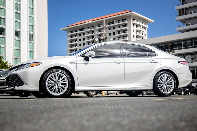 Puerto Rico Island Wide Transfer, Premium Sedan, Select Zone - Meeting Your Chauffeur at SJU, Cruise Port, or Your Hotel