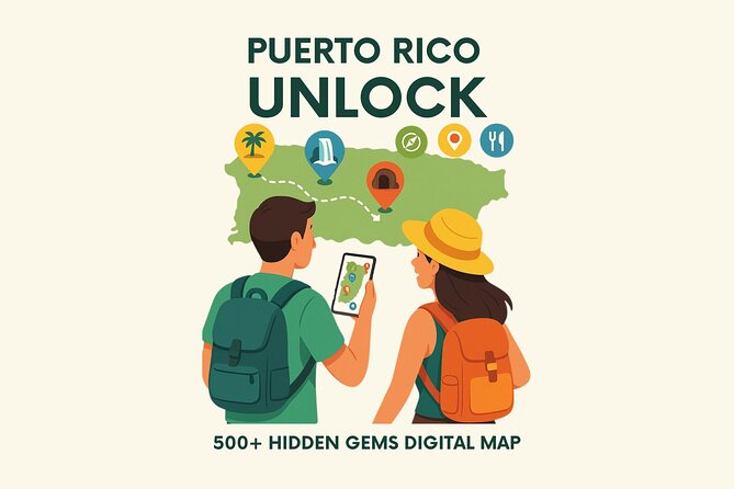 Puerto Rico Unlocked 500+ Hidden Gems and Spots - How the 500+ pin map works on your phone