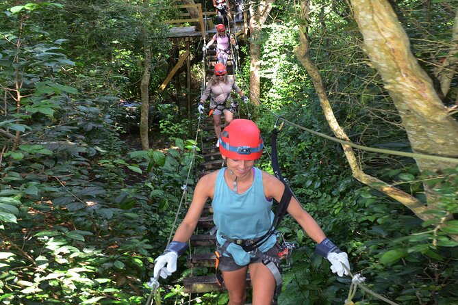 Puerto Rico Ziplining: High-Flying Adventure close to San Juan - The course itself: 5 ziplines and 5 canopy bridges