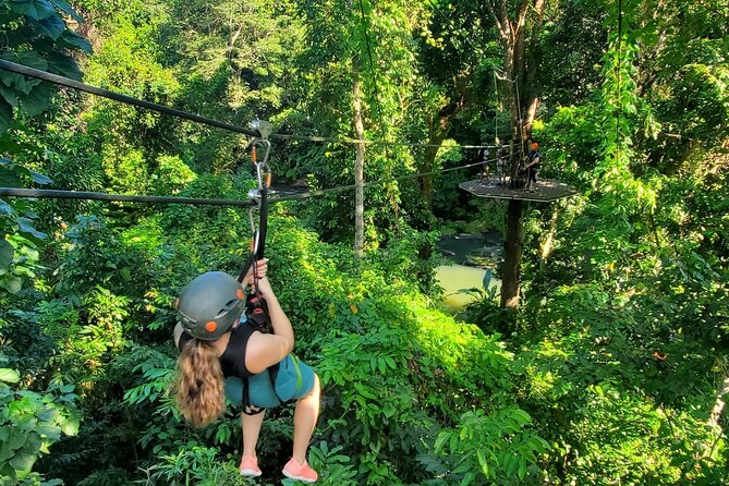 Rainforest and Junglequi Zipline Combo Tour - Junglequi Gear Up and the Nine-Zipline Experience