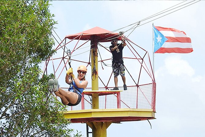 Rainforest Zipline, Luquillo Beach, and Natural Springs Day Trip - A One-Day Mix of El Yunque Canopy Rides, Springs, and Luquillo Beach