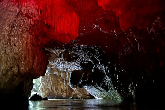 River Cave Swimming with TRANSPORTATION - The Vega Baja Stop: 3 River Caves and a Waterfall Swim