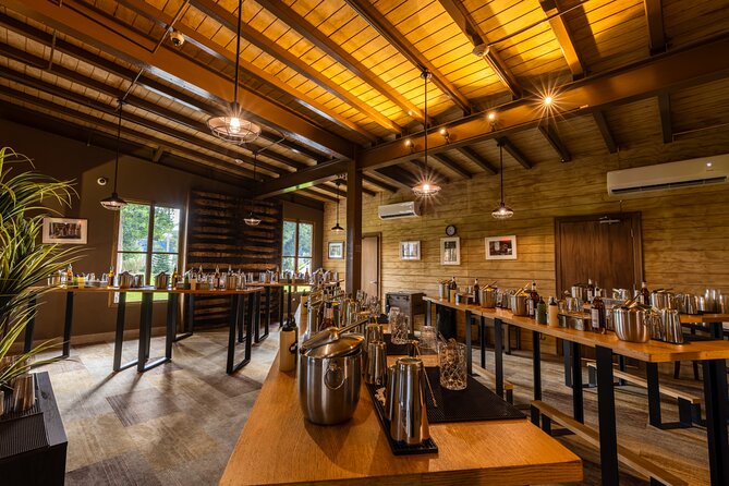 Ron del Barrilito Mixology Skip-the-Line Tour - Getting set up at Ron del Barrilito Hacienda Santa Ana