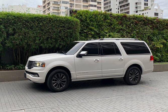 Roundtrip-Transfer from: SJU Airport,Cruises and Hotels in Puerto Rico LuxurySUV - Door-to-door routing around the island, without fixed sightseeing pressure