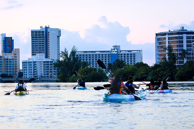San Juan Glow Kayak Tour + Salsa Experience @ Condado Beach - The landmarks and local context you get while you glide