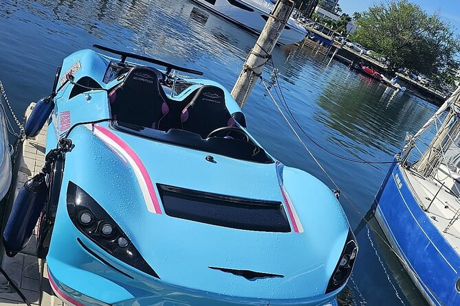 San Juan PR Watersports Car Rental Blue McLaren - Before you hit the water: check-in, waiver, and the short safety rhythm