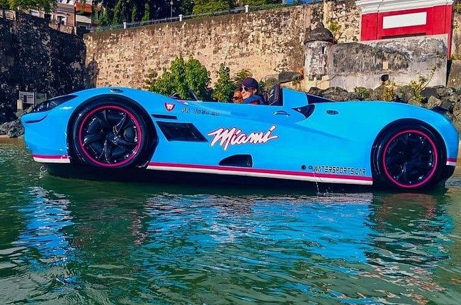 San Juan PR Watersports Car Rental Blue McLaren - Age limits, ID rules, and the body requirements you cannot ignore