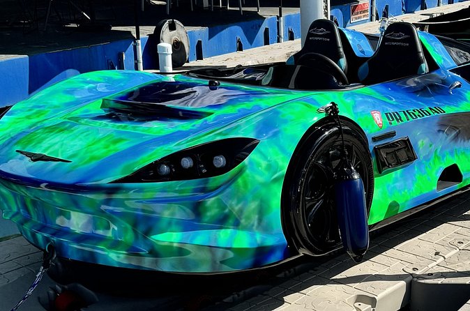 San Juan PR Watersports Car Rental Green McLaren - The Green McLaren Feel on Water: Speed, Donuts, and That Sports-Car Vibe