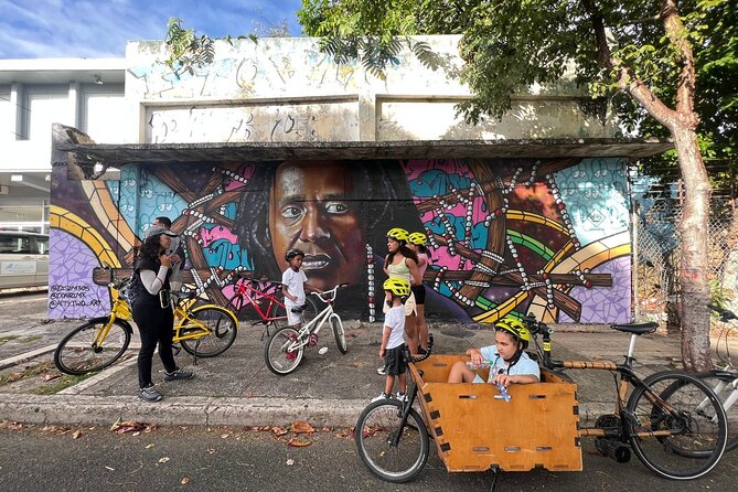 San Juan Urban Art Bike Tour 2 Hour and 4 Hour Options - La Placita de Santurce: market energy and wall-scale details