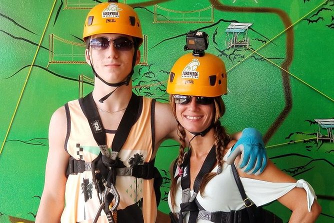 Toro Verde 7-Zipline Tour Plus the Monster with Transport - Guides you remember: Jerry on transport, plus Sheyla and Christian on the course
