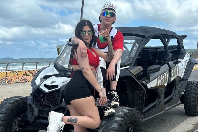 UTV and Can-Am Sightseeing Tours in Puerto Rico - Balneario Seven Seas near Fajardo: calm water, turquoise tones, snorkeling potential